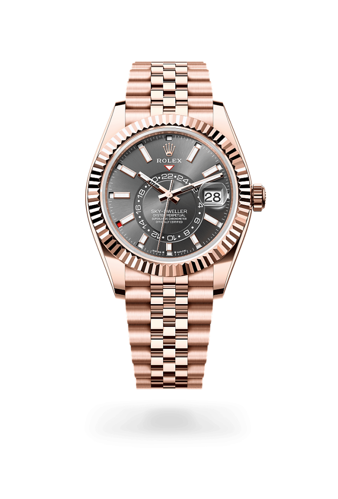 Rolex sky-dweller in 18 ct Everose gold, M336935-0008* - Watches of Switzerland